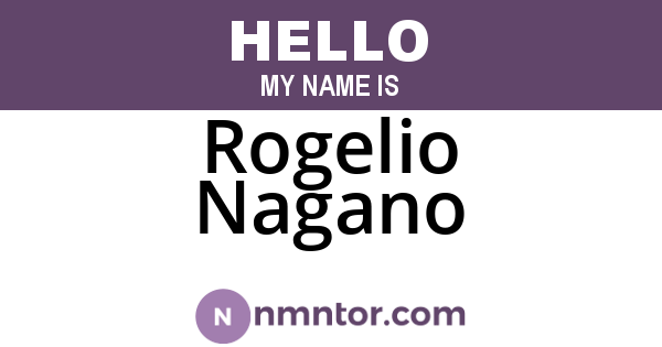 Rogelio Nagano