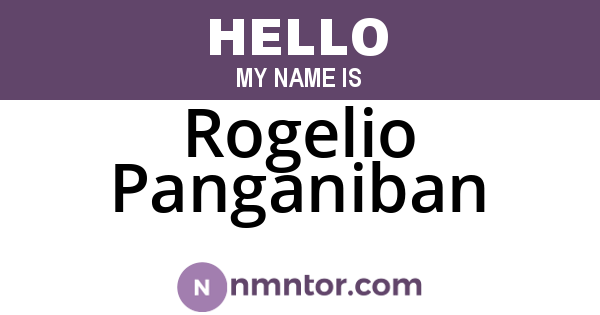 Rogelio Panganiban