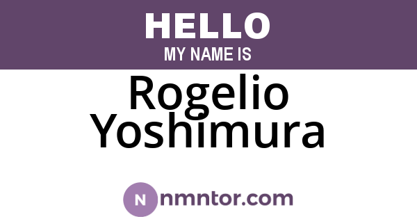 Rogelio Yoshimura