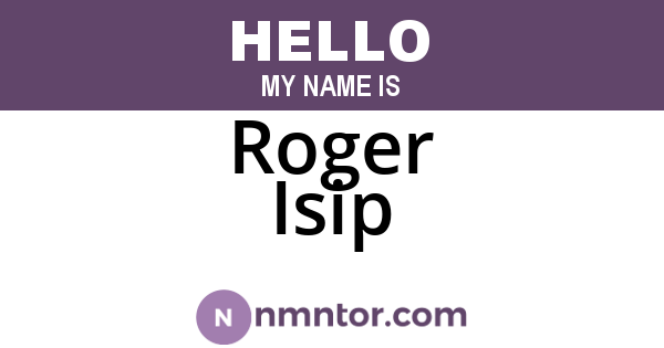 Roger Isip