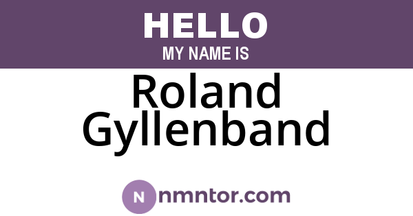 Roland Gyllenband