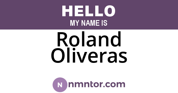 Roland Oliveras