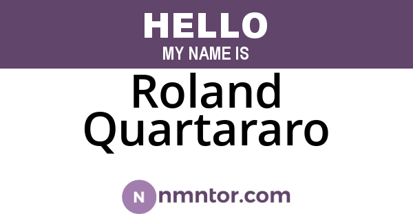 Roland Quartararo