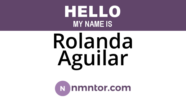 Rolanda Aguilar