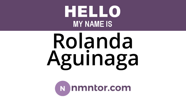 Rolanda Aguinaga
