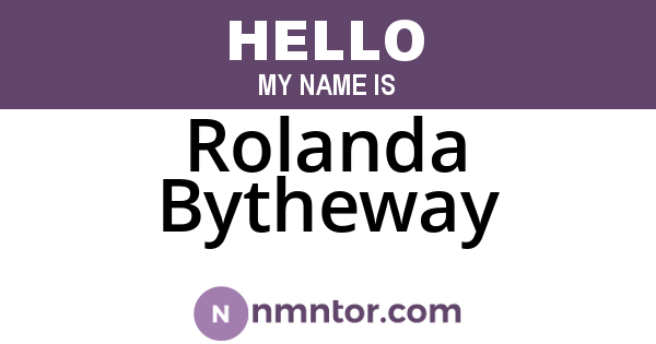 Rolanda Bytheway