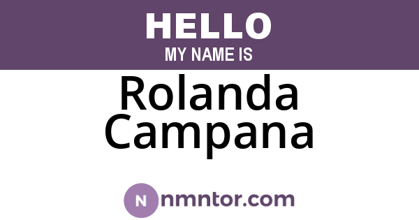 Rolanda Campana