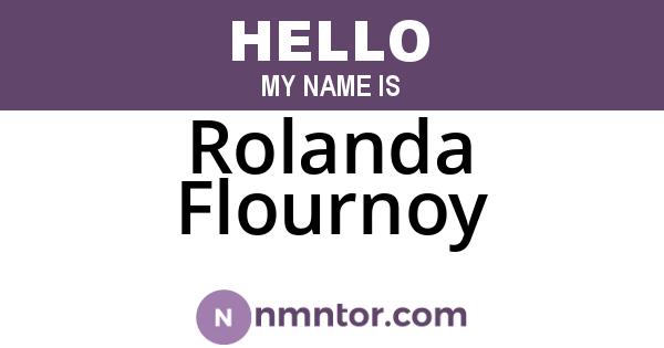 Rolanda Flournoy
