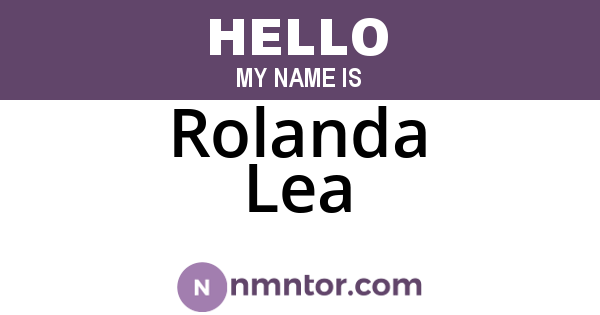 Rolanda Lea