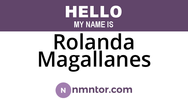Rolanda Magallanes