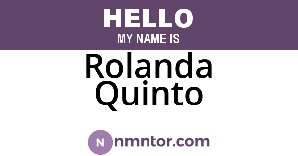 Rolanda Quinto