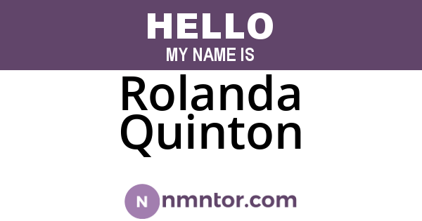 Rolanda Quinton