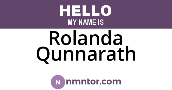 Rolanda Qunnarath