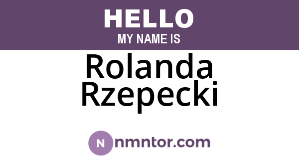 Rolanda Rzepecki