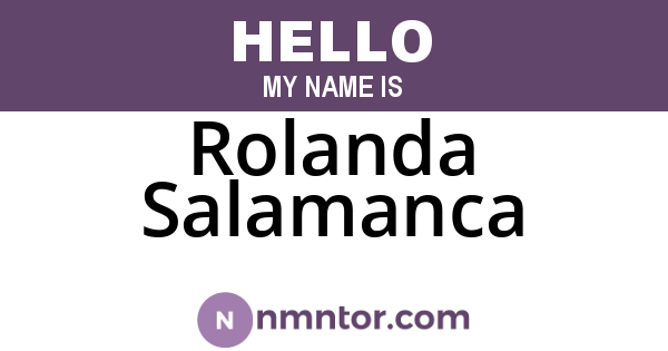 Rolanda Salamanca