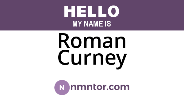 Roman Curney