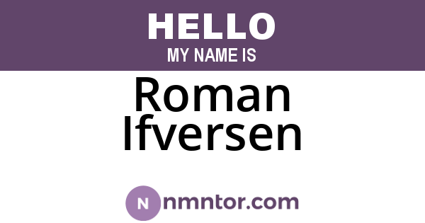 Roman Ifversen