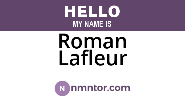 Roman Lafleur