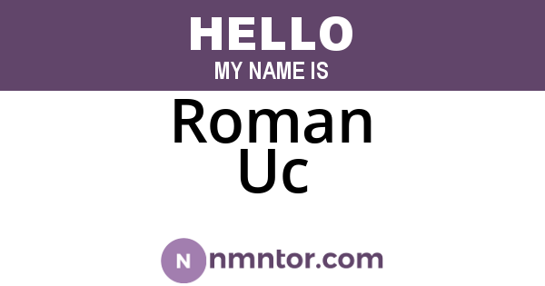 Roman Uc