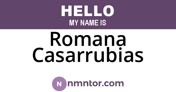 Romana Casarrubias