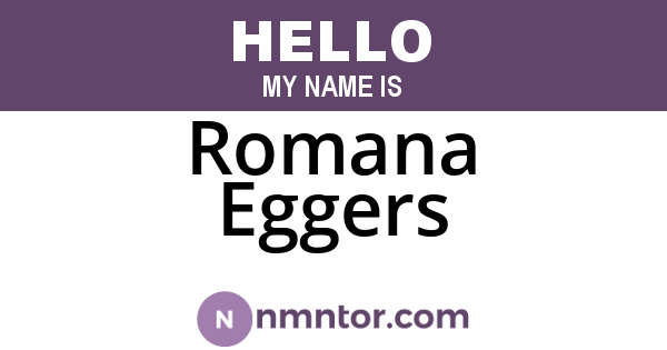 Romana Eggers