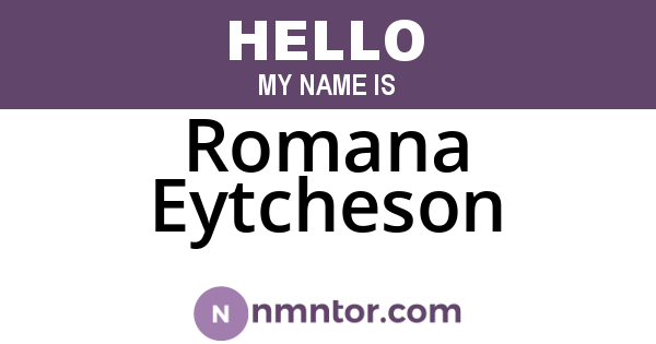 Romana Eytcheson