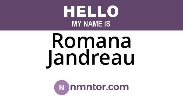 Romana Jandreau