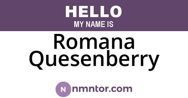 Romana Quesenberry