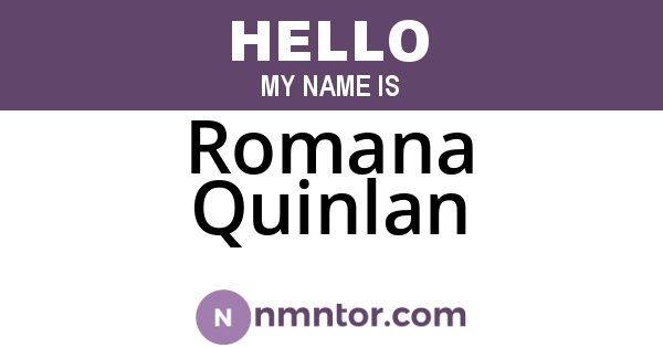 Romana Quinlan
