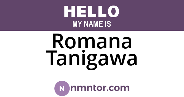 Romana Tanigawa