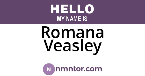 Romana Veasley