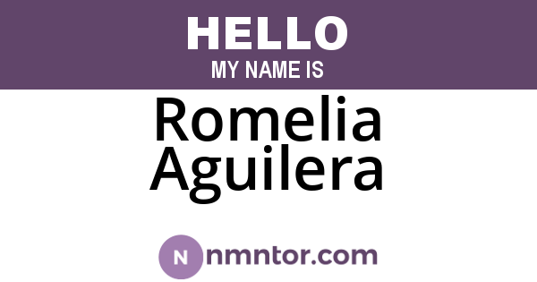 Romelia Aguilera