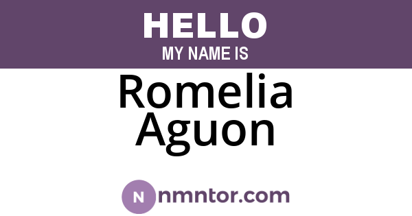 Romelia Aguon