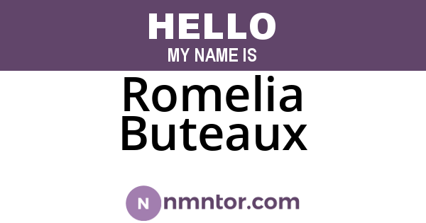 Romelia Buteaux