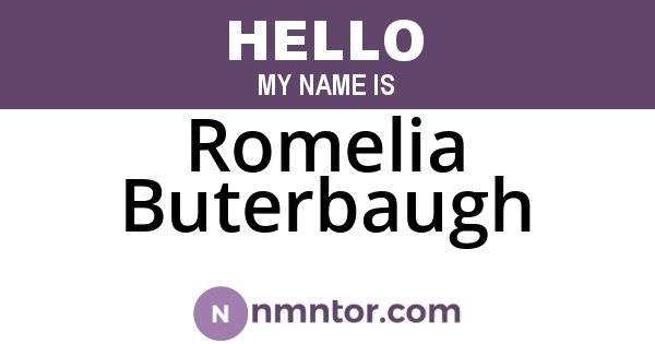 Romelia Buterbaugh
