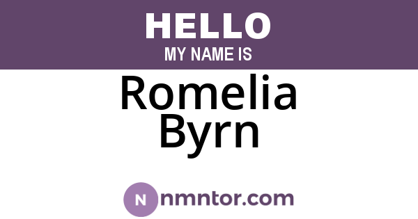 Romelia Byrn