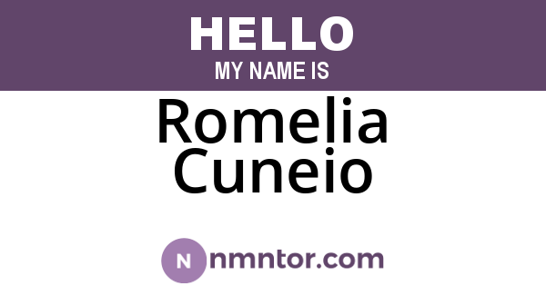 Romelia Cuneio