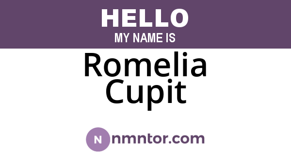 Romelia Cupit
