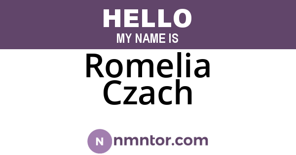 Romelia Czach