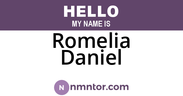 Romelia Daniel