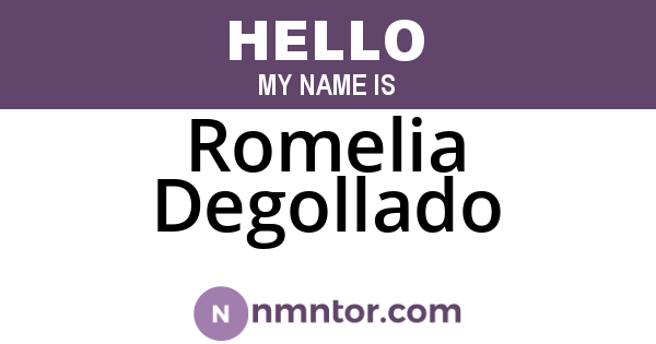 Romelia Degollado