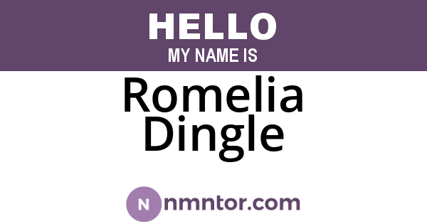 Romelia Dingle