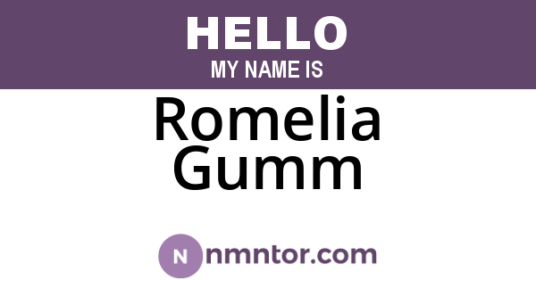Romelia Gumm