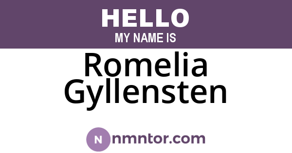 Romelia Gyllensten