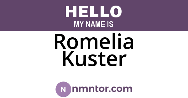 Romelia Kuster