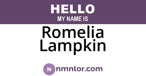 Romelia Lampkin