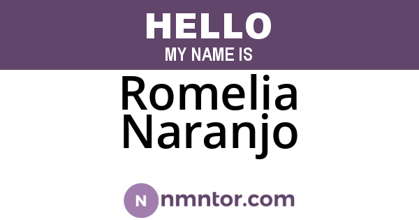 Romelia Naranjo