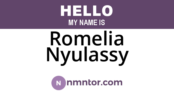 Romelia Nyulassy