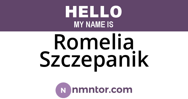 Romelia Szczepanik