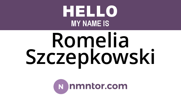 Romelia Szczepkowski